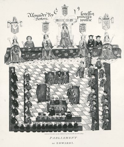 The Parliament of Edward I copy from the Wriothesley manuscript of c.1523, pub. in 1794 by English School