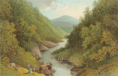 The Pass of Killiecrankie by English School
