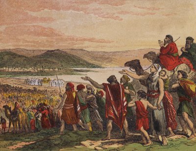 The Passage of the Jordan by English School