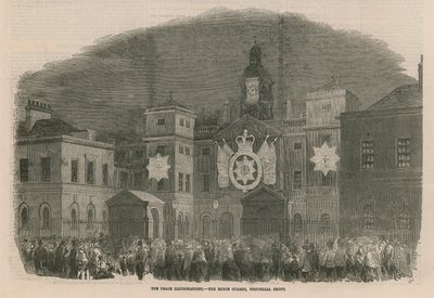 The Peace Illuminations at the Horse Guards by English School