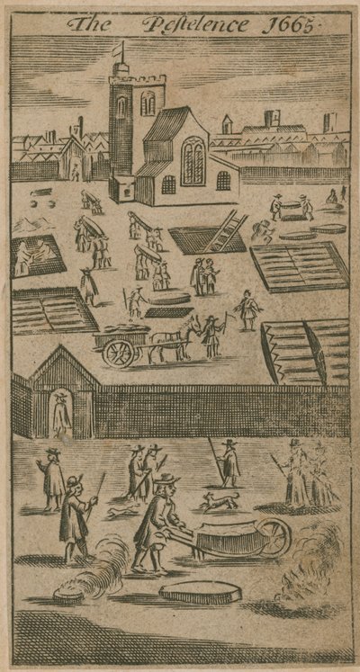The Pestilence 1665 by English School