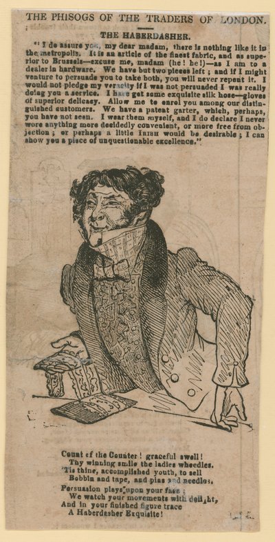 The Phisogs of the Traders of London by English School