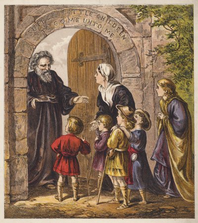 The Pilgrim Children by English School