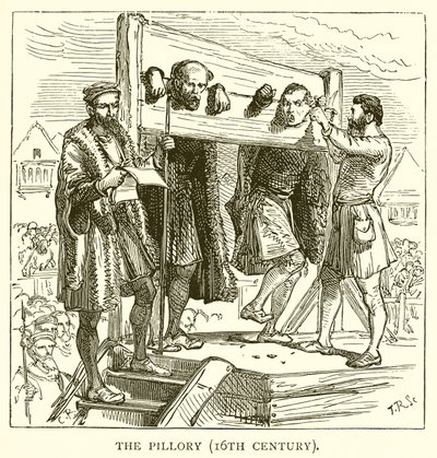 The Pillory (16th Century) by English School