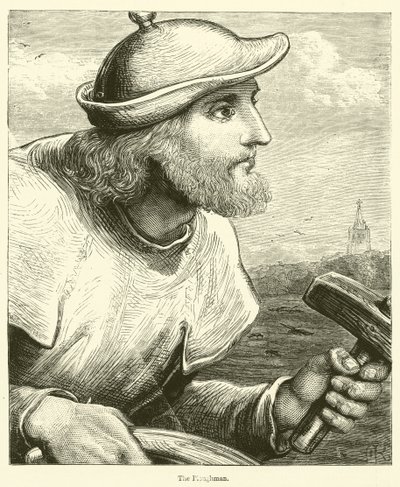 The Ploughman by English School
