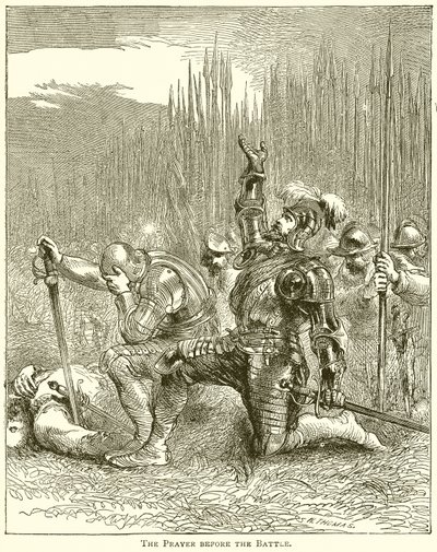 The Prayer Before the Battle by English School