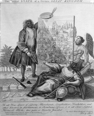 The Present State of a Certain Great Kingdom, 1738 by English School