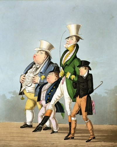The Prices - Full Price, Half Price, High Price and Low Price, engraved by George Hunt, published by Thomas McLean, 1827 by English School