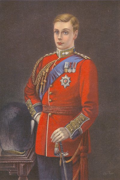 The Prince of Wales in the uniform of the Grenadier Guards by English School