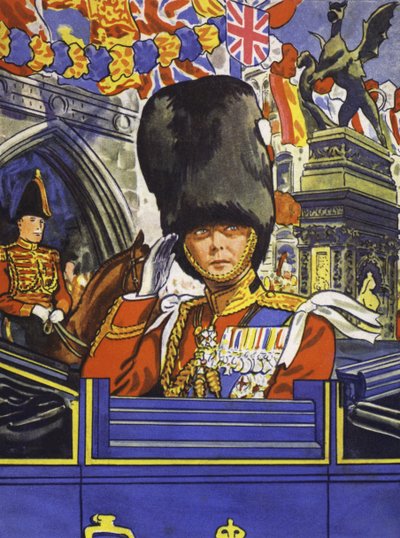 The Prince of Wales, the future King Edward VIII, in his father