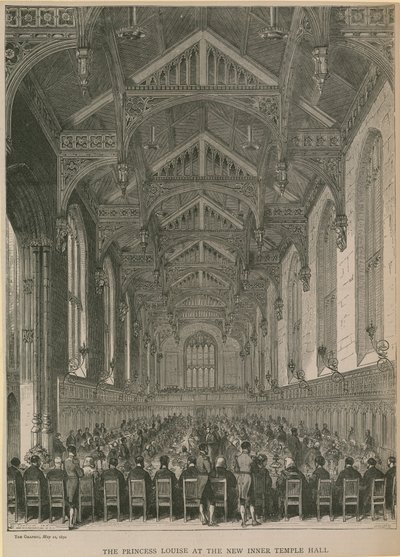 The Princess Louise at the New Inner Temple Hall by English School