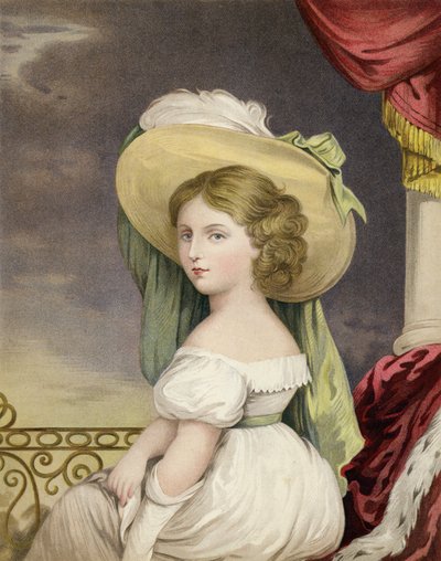 The Princess Victoria at the Age of Twelve Years by English School