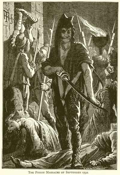 The Prison Massacre of September 1792 by English School