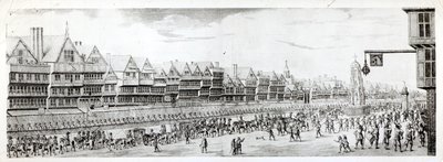 The Procession of Marie de Medici along Cheapside, 1638, published by William Herbert and Robert Wilkinson, 1809 by English School