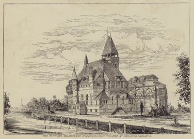 The Proposed Shakespeare Commemoration Theatre at Stratford-on-Avon by English School