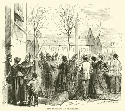 The Prussians at Versailles by English School