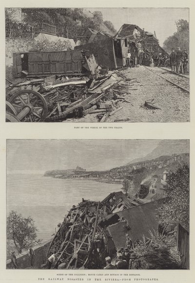 The Railway Disaster in the Riviera by English School