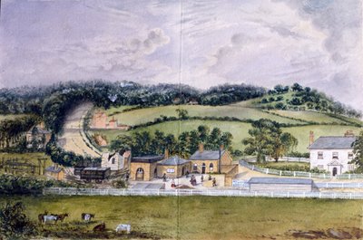 The Railway Terminus, Kent by English School