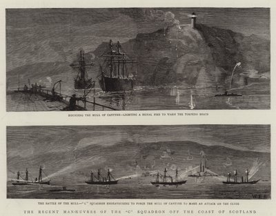 The Recent Manoeuvres of the "C" Squadron off the Coast of Scotland by English School