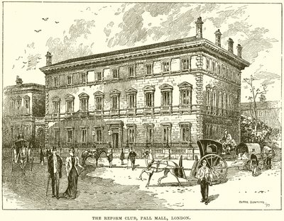 The Reform Club, Pall Mall, London by English School