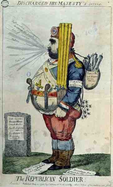 "The Republican Soldier", pub. by S.W. Fores by English School
