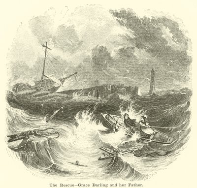 The Rescue, Grace Darling and Her Father by English School