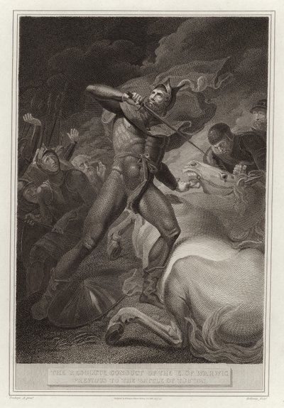 The Resolute Conduct of the Earl of Warwick Previous to the Battle of Towton by English School