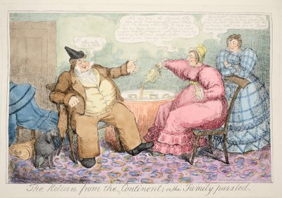 The Return from the Continent or the Family Puzzled by English School