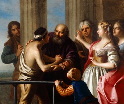 The Return of the Prodigal Son by English School