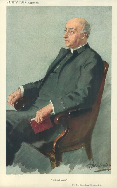 The Rev Canon Edgar Sheppard by English School