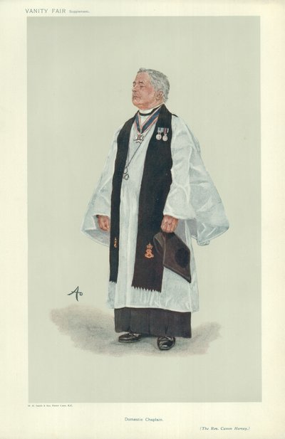 The Rev Canon Frederick Alfred John Hervey by English School