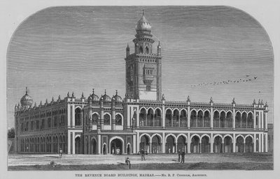 The Revenue Board Buildings, Madras by English School