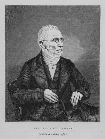 The Reverend Patrick Bronte (engraving) by English School