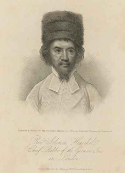 The Reverend Solomon Hirschel, Chief Rabbi of the German Inns in London by English School