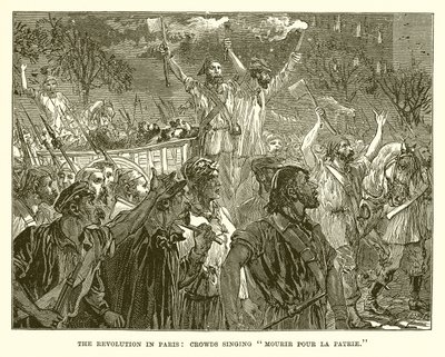 The Revolution in Paris: Crowds Singing 