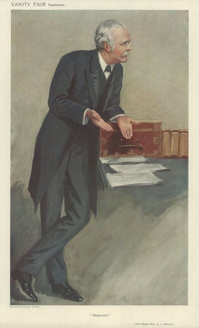 The Right Honourable A J Balfour by English School