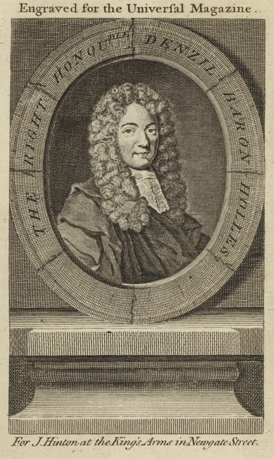 The Right Honourable Denzil Baron Holles by English School