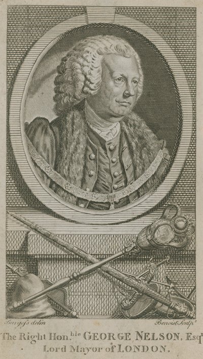 The Right Honourable George Nelson, Lord Mayor of London by English School