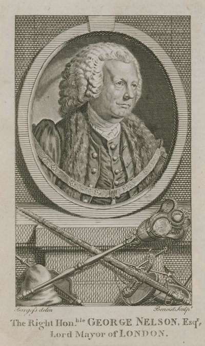 The Right Honourable George Nelson, Lord Mayor of London by English School