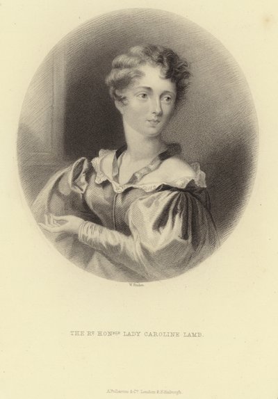 The Right Honourable Lady Caroline Lamb by English School