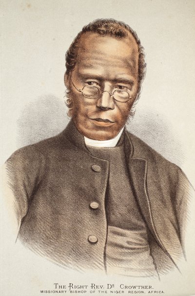 The Right Rev. Dr. Crowther, illustration from The Pictorial Edition of the Life and Discoveries of David Livingstone by J. Ewing Richie by English School