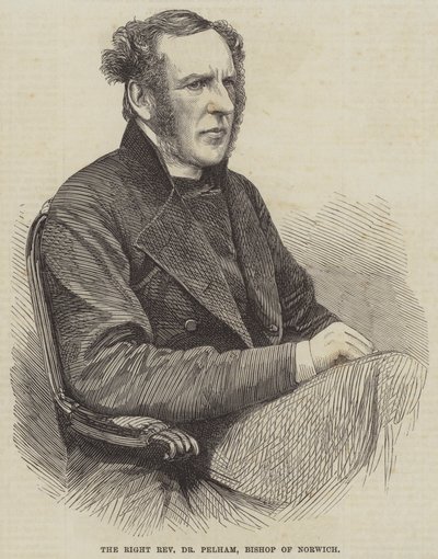 The Right Reverend Dr Pelham, Bishop of Norwich by English School