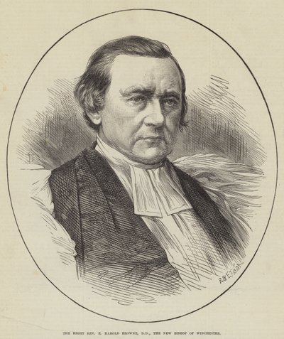 The Right Reverend E Harold Browne, the New Bishop of Winchester by English School