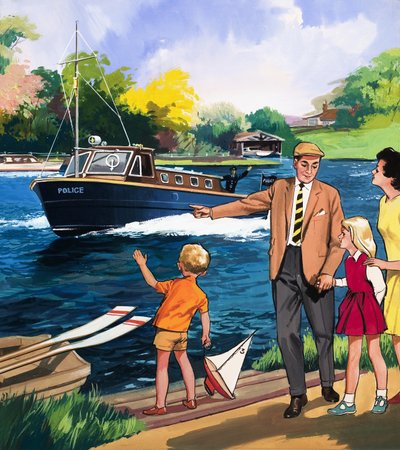 The River Police by English School