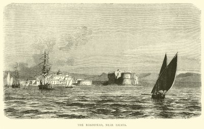 The Roadstead, Near Licata by English School