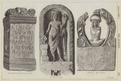 The Roman Wall and Roman Art in Britain (engraving) by English School