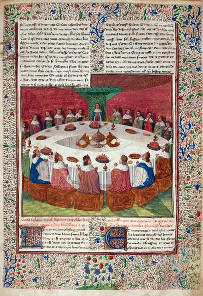 The Round Table and the Holy Grail, from the 