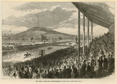 The Royal Artillery Steeplechase at Woolwich by English School