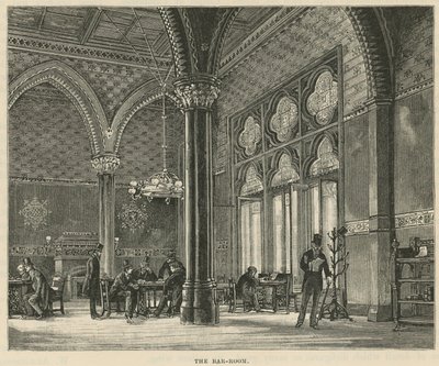 The Royal Courts of Justice: The Bar Room by English School