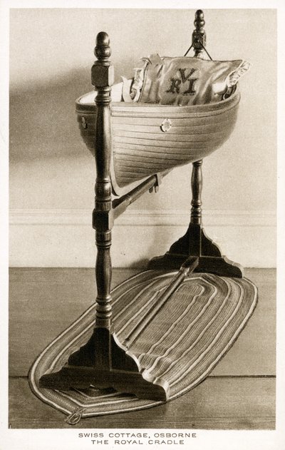 The Royal Cradle, Swiss Cottage, Osborne House, Isle of Wight, c.1893 by English School